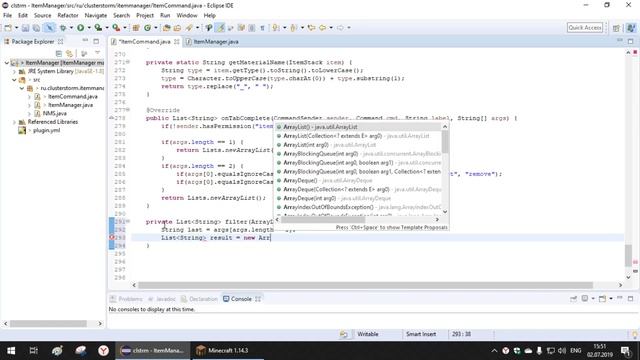 Создание плагина Minecraft #3 | ItemManager | Добавление зачарований смотреть онлайн