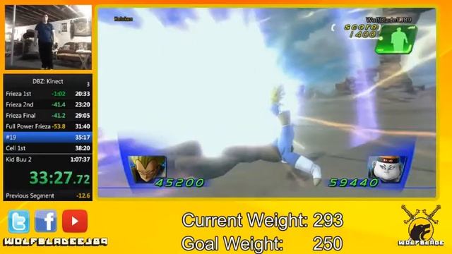 Dragonball Z for Kinect Speedrun PB (1:06:33, 12-23-15) смотреть онлайн