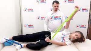 4. CLT. Координация Скейтер. Исходное положение лежа на боку. Статические упражнения.