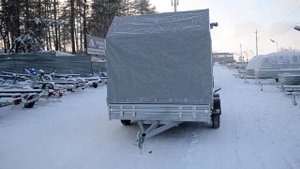 ПРИЦЕП ДВУХОСНЫЙ 3.5х1.9х2.0м.МЗСА 817736.ПРИЦЕП-ЦЕНТР ТОЛЬЯТТИ 977 км. ФЕДЕРАЛЬНОЙ ТРАССЫ М5 "УРАЛ