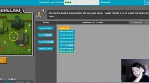 Minecraft Coding at Code.org