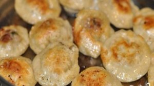 Вкусные жареные пельмени