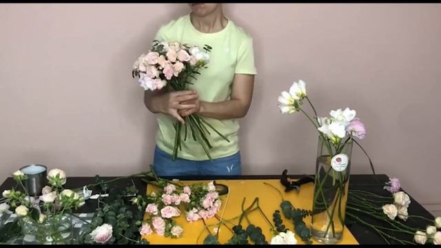 Букет невесты из живых цветов смотреть онлайн