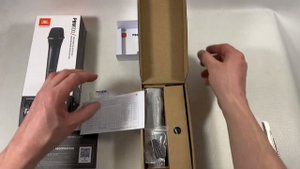 JBL PBM 100 unboxing/ rozpakowywanie microphone/ mikrofon