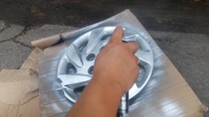 Бюджетна покраска колпаков на колёса