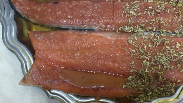 ЛОСОСЬ ПО-ФИНСКИ . СОЛИМ РЫБУ ГОРБУШУ ,КИЖУЧ  ,ГОЛЕЦ ,ФОРЕЛЬ