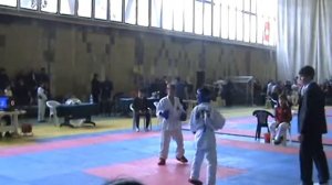 Кайыпбеков Бакай 34 кг. 10-11 лет. Кыргызстан г.Бишкек Taekwon-do ITF Чемпионат г.Бишкек