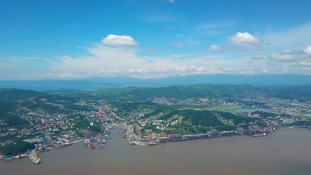 Находка, Приморский край с высоты птичьего полета | Часть 1 смотреть онлайн