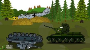 мультики про танки - Тигр против T34 Эпизод 4