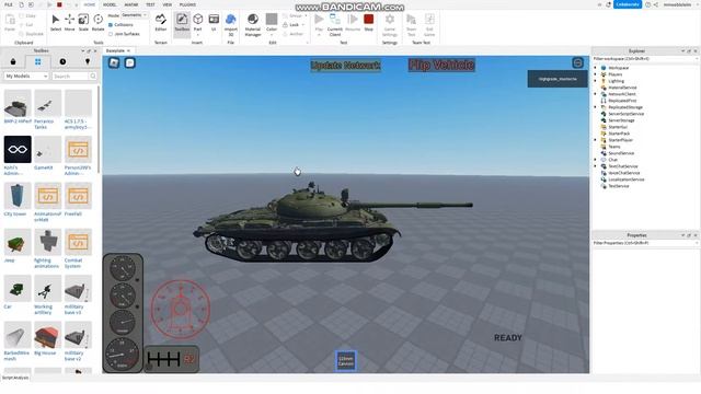 THE BEST TANK SYSTEM OUT THERE ON ROBLOX STUDIO!!! | Ferrarico Tanks [FREE MODEL IN DESC] смотреть онлайн