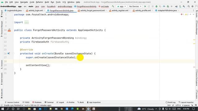 Book App Firebase | 20 Forgot password | Android Studio | Ict Foysal | Java смотреть онлайн