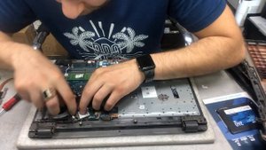 РАЗБОРКА НОУТБУКА HP-3168NGW(225-G6), ЧИСТКА, ЗАМЕНА HDD