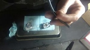 ВОСТАНАВЛИВАЕМ НЕ ДОРОГО, ДОРОГОЙ КАРБЮРАТОР  БЕНЗОПИЛЫ ЭХО CS600, КЛАПАН РАСПЫЛИТЕЛЬ(ФОРСУНКА)