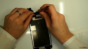 Замена фронтальной камеры с датчиком приближения на iPhone 6S Plus, разборка, ремонт айфона 6S+