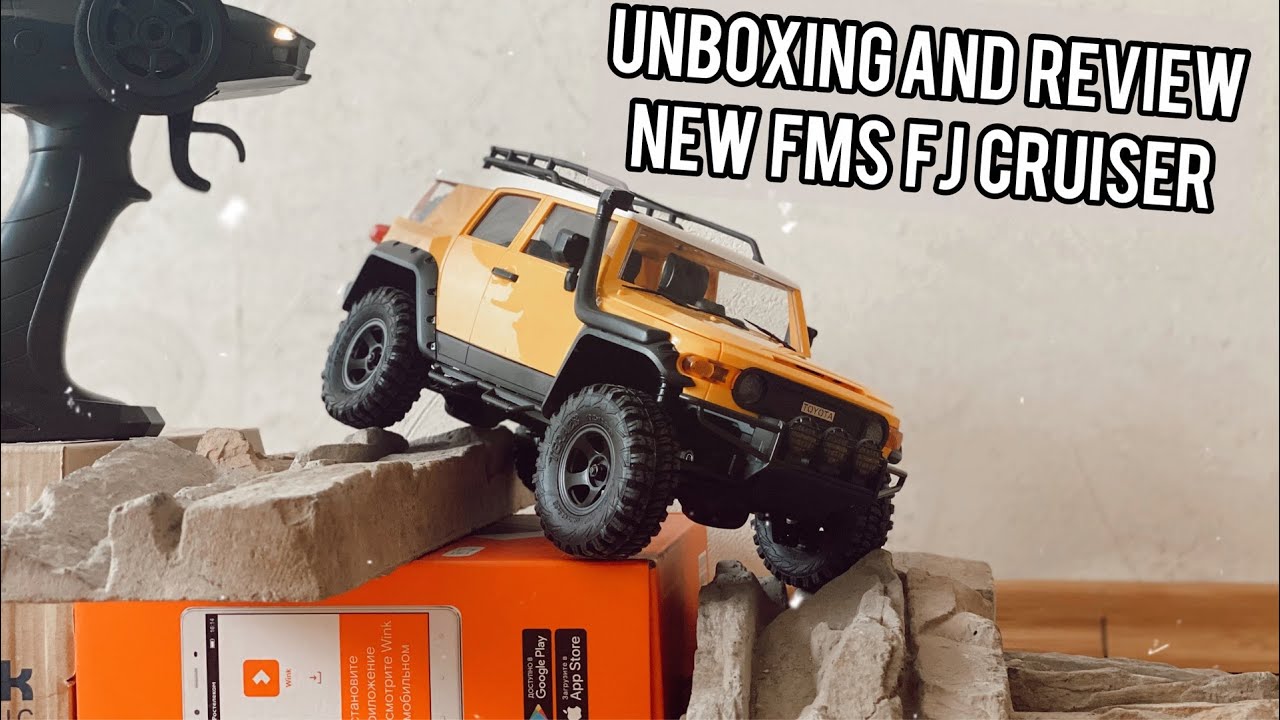 FMS 1:18 FJ CRUISER распаковка и обзор МЕЛКИЙ и ДОРОГОЙ!