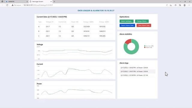 Adding a data logger mode (real-time monitoring) in IAMMETER-docker смотреть онлайн