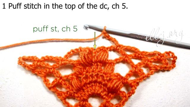 🌺  How To Crochet «Acacia» shawlette • Free Crochet Pattern And Tutorial • ellej.org смотреть онлайн