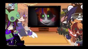 Afton family react to bendy the bunny memes