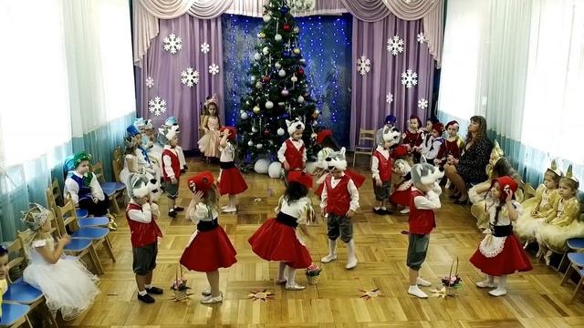 Танец красных шапочек и волков .Новый 2021 год Младшая группа детсада № 160 г. Одесса смотреть онлайн