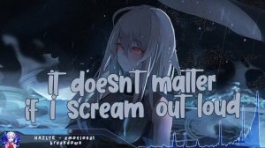 Nightcore - emotional breakdown - (Lyrics)