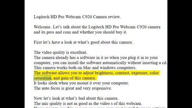 logitecch HD Pro C920 Review смотреть онлайн