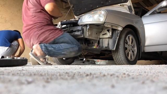 Ставим вспышки ФСО на приору за 10.000 тенге!!! смотреть онлайн