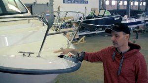 Стеклопластиковая кабинная моторная лодка Бестер-650. Краткий обзор.
