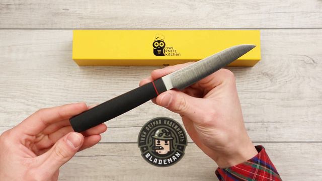 Нож овощной OWL P100 F, MagnaCut Cryo, G10 Black смотреть онлайн