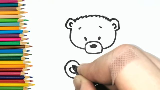 КАК нарисовать МИШКУ ТЕДДИ / Рисунки для срисовки смотреть онлайн