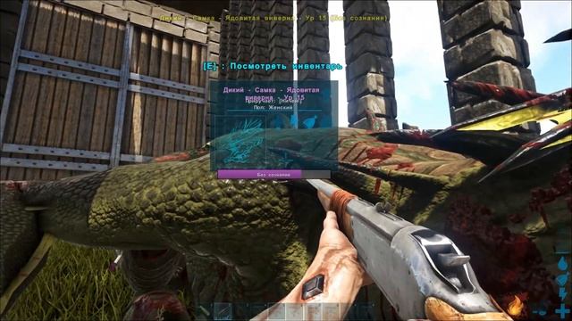 Как добывать молоко дикой виверны в ARK Survival Evolved - соло смотреть онлайн