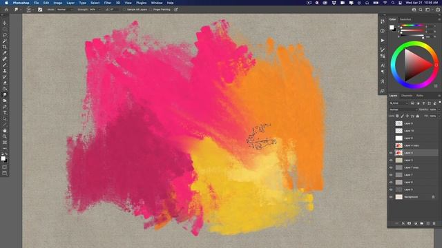 Speed Up the Smudge Tool in Photoshop - 1-min. Tip! смотреть онлайн