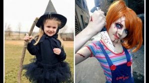 Детский образ на Хэллоуин