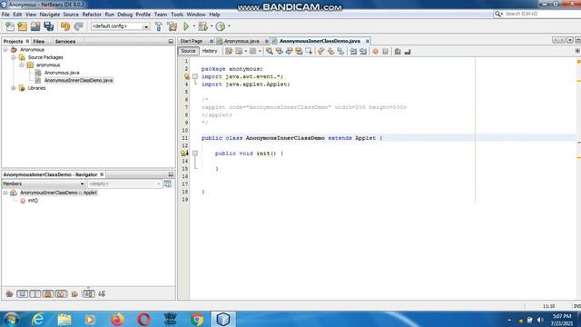 Java the complete Reference Ninth Edition (Chapter 24) Example (7) Anonymous Inner Classes смотреть онлайн