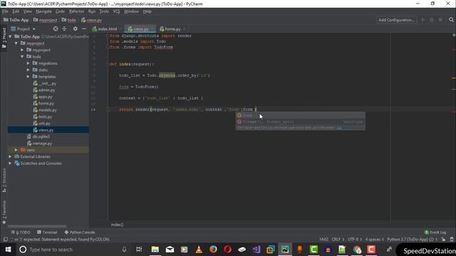 #2 Learn to make a Todo List App Using Django and Python!| Web Development Tutorial