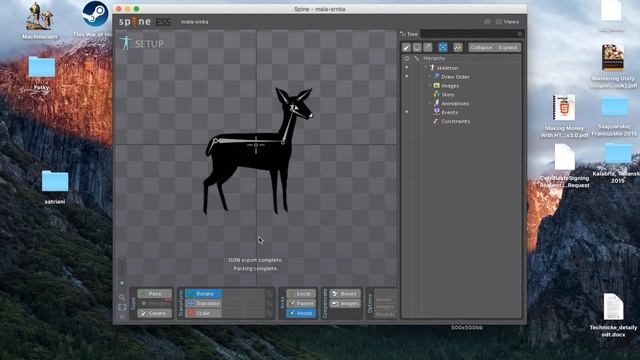 Spine #1 - How to export animation data for Unity