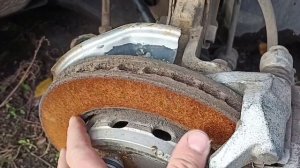 KiA Spectra КАК СНЯТЬ ПЕРЕДНЮЮ СТУПИЦУ В СБОРЕ