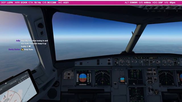 PART 2 Real Airbus Pilot Flies the A321 NEO Live! Palma to Gatwick ToLiss A321 V1.3 смотреть онлайн