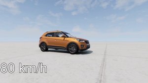 SUV vs SEDAN! HYUNDAI CRETA vs ACCENT! - BeamNg Drive