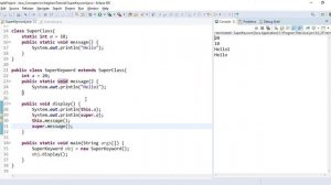 Java Tutorial | 20 | Part 2 Super keyword | Differentiate between method of parent and child class