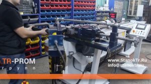 Трубогиб Cansa CMH 76 с гидравлической кареткой и фиксатором упора