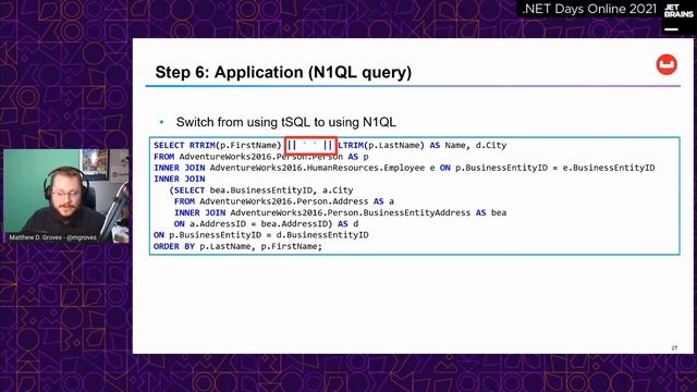 Migrating from SQL to NoSQL with .NET and Dapper, by Matthew Groves смотреть онлайн