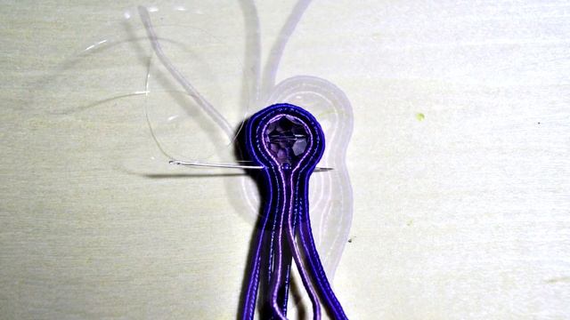 Брошь из сутажа "Элегия". смотреть онлайн