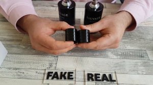 Fake vs Real Dior Sauvage Tester Perfume, Eau De Parfum 100ML
