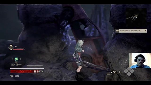 Code Vein. Код Вейн. Код крови. Часть 34. Пещера тьмы.