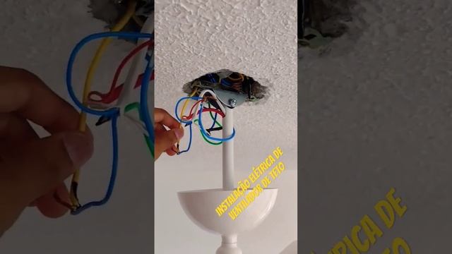 instalação de ventilador de teto