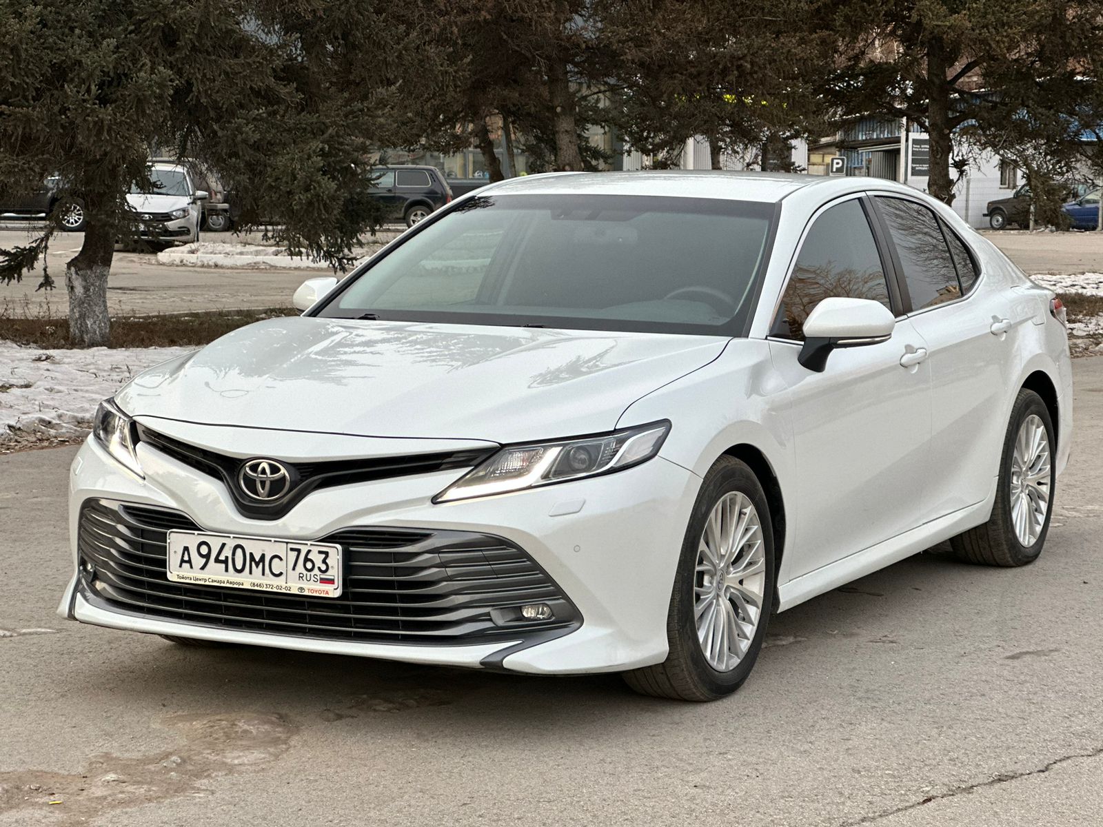 Toyota Camry 2018 черная