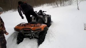 Arctic Cat застрял