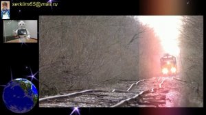 На видео - железнодорожное полотно, соединяющее штаты Огайо и Индиана.