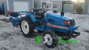 Японский трактор ISEKI TU220 фреза, плавающий режим, гидроусилитель руля, реверс, гидронаклон, вом.