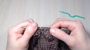 Шапка с косами без шва, градиент, подробный МК красиво и просто!